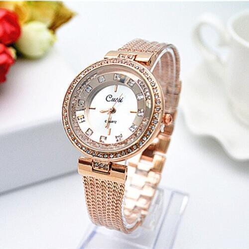 CUSSI Luxury Brand Bracelet Watch Women Watches Luxury Diamond Womens Watches Ladies Watch Clock montre femme relogio feminino