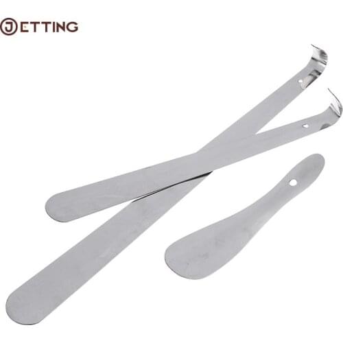 30cm Durable Professional Stainless Steel Shoe Horns Spoon Shoehorn Shoe Lifter Tool Easy Handle Shoe Horn