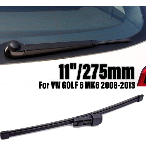 JEAZEA 11"/275mm Rear Rain Window Windshield Wiper Blade For VW GOLF 6 MK6 2008 2009 2010 2011 2012 2013 Sportsvan Skoda Yeti