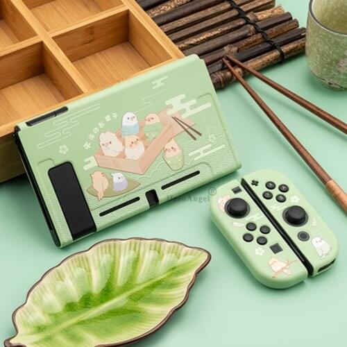 Lovely For Nintend Switch Cute Parrot baby Cartoon Fairy League Dessert TPU Soft Cover Back Girp Shell For Nintendo Switch
