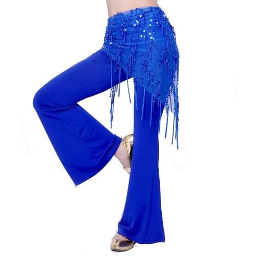 1920s Party Costumes Belly Dance Waist Chain Indian Dance Hip Scarf Sequins Bandage Dance Belt Bellydance Belt Blue Purple Black