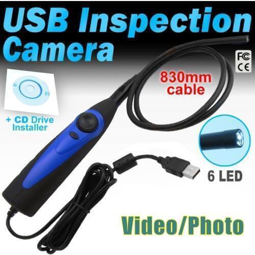 98AT Smart Phone Android OTG Endoscope Borescope Dia 7mm Waterproof USB Inspection Camera for Pipe Tube Inspection car checking