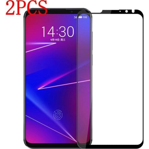2PCS Full Cover Tempered Glass For Meizu 16X Screen Protector protective film For Meizu 16X glass