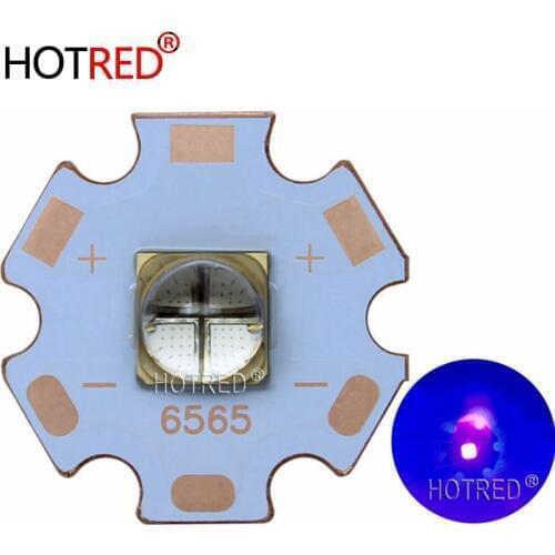 10PCS 10W 12W LG6565 UV Led vertical Purple Light quartz glass Chip 365nm 395nm 400nm 405nm Diode Ultraviolet For Printer Curing