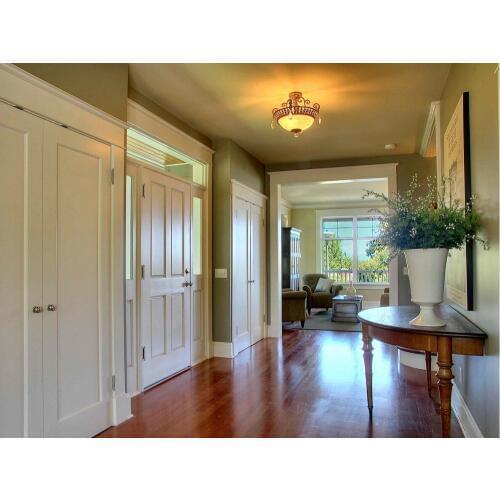 2017 new style shaker square profiles highly durable solid wood door paint grade interior wood door bedroom doors ID1606019