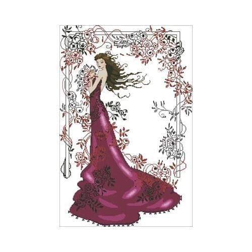 25-MD152 Counted Cross Stitch 11CT 14CT 18CT DIY Cross Stitch Kits Embroidery Needlework Sets