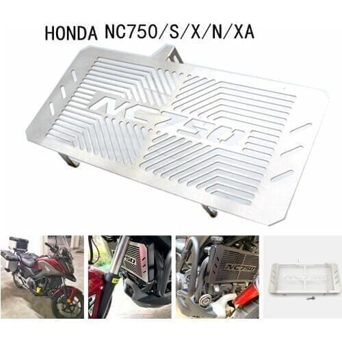 Motorcycle Accessories Stainless Steel Radiator Guard Protector Grille Grill Cover For HONDA NC750/S/X NC750XA 2014-2019 Silver