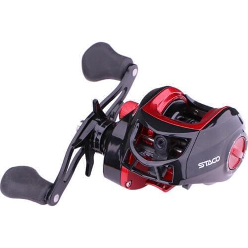 Baitcast reel17+1BB metal spool lure fishing reel Long shot anti-explosive line fishing reel gear ratio 7.1:1 power 8kg