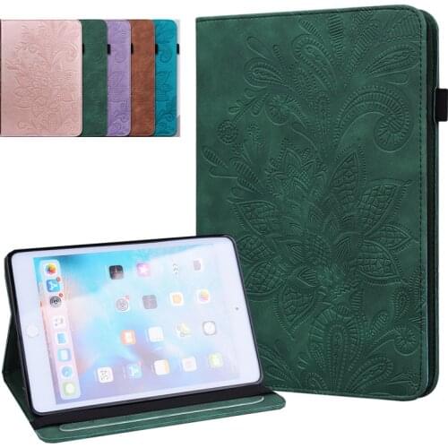 Flower Imprinted Tablet Case for Samsung Galaxy Tab S6 Lite 10.4'' P615 P610 P615 Stand Folio Case For Galaxy Tab S6 Lite Cover