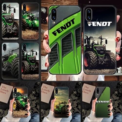 Tractor Fendts Phone case For Huawei Honor 6 7 8 9 10 10i 20 A C X Lite Pro Play black trend Etui luxury cover 3D shell art