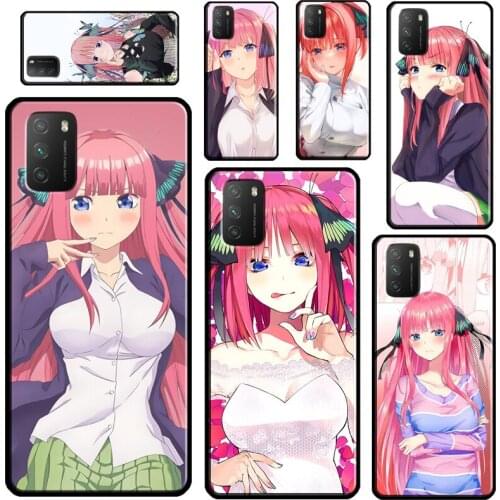 Nakano Nino Gotoubun no Hanayome For POCO X3 Pro M3 F1 F2 F3 Phone Case For Xiaomi Mi 11 Lite 9 10 A3 Mi 11 Ultra 10T Pro