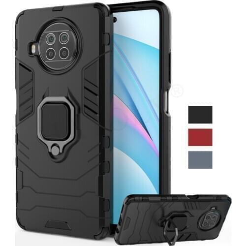 For Xiaomi Mi 10T Lite 5G Case Cover TPU Bumper Magnetic Ring Holder Silicone Armor Back Phone Case For Xiaomi Mi 10 T 10T Lite