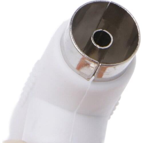 Y5GE 2 Way TV T Splitter Aerial Coaxial Cable Male to 2x Female Connectors Adapter