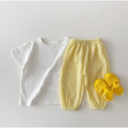 Cool Solid Baby Girls Boys Pants Quick Dry Anti Mosquito Teens Clothes Summer 2021 Thin Candy Color Korean Style Summer Jeans