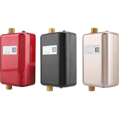 3800W Electric Water Heater Digital Instantaneous Tankless Water Heater Kitchen Bathroom Shower Instant Water Heated 220V