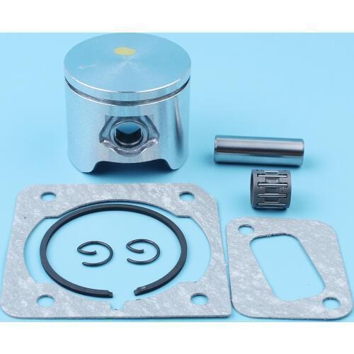 44mm Piston Ring Pin Needle Bearing Cylinder Muffler Gasket Kit For Husqvarna 350 351 340 345 CS2150 CS2145 CS2141 #503 89 96-71
