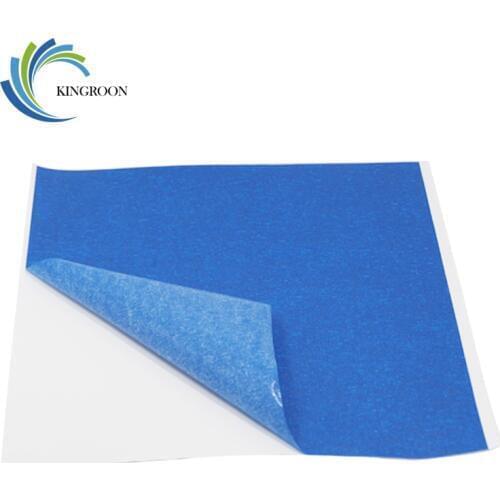 5pcs/lot Blue Heat Paper Tape 200mmx210mm Hotbed 3D Printers Parts Heating Painters High Temperature Rubber Polyimide Adhesive