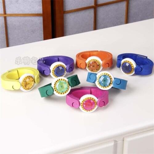 Mermaid Melody Pichi Pichi Pitch Lucia Nanami Rina Toin Hanon Hosho Cosplay Bracelets EVA Bracelets Cosplay Prop Handmade
