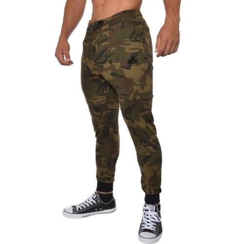 2021 New Mens Jogger Sweatpants Man Gyms Workout Fitness Cotton Trousers Male Casual Fashion Skinny Camouflage Track Pants