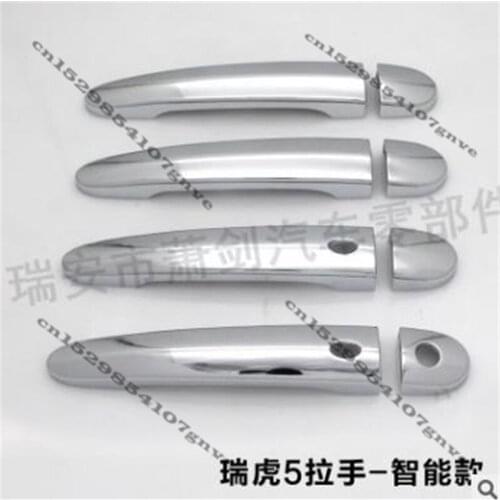 For Chery Tiggo 5 Tiggo5 2014 2015 2016 2017 New Chrome Car Door Handle Cover Trim Sticker Car Styling
