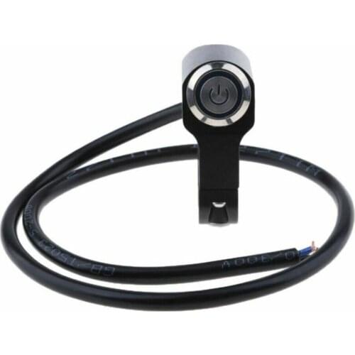 22mm Motorcycle Handlebar Switches Headlight Fog Light Switch Button Blue LED Spotlight Handle Switch Motorbike Accessories