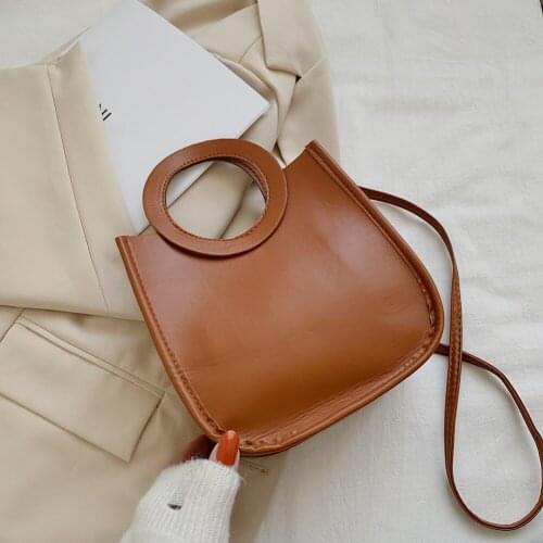 Casual Leather Top-handle Handbag Ladies Solid Color Shoulder Bag Female Cross Body Bag Girl Messenger Outdoor Accessories