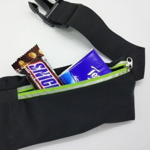 Dual Pocket Running Belt Phone Pouch Waist Bag Sports Travel Fanny Pack for Jogging Cycling Outdoors 20CA