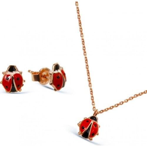 Argentum Concept-Silver Ladybird Beetle Set