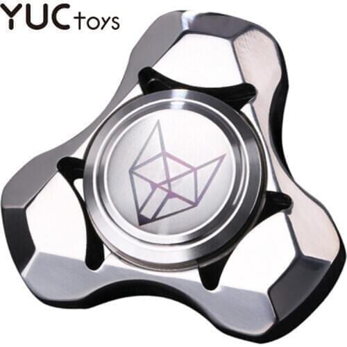 Stainless Steel Hand Spinner Fidget Silent Bearing Zinc Alloy Metal Ball Mute Edc Toys Finger Gyro Relieve Stress Boy Xmas Gift