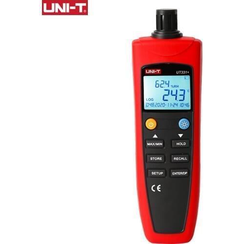 UNI-T Digital Thermometer Hygrometer UT331+ UT332+ Temperature Humidity Meter For Factories -20°C~70°C