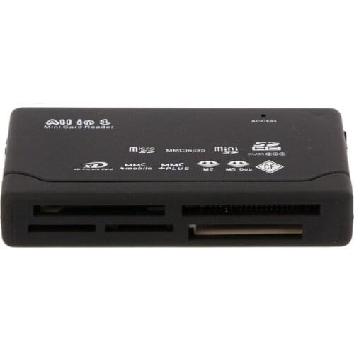All-In-One Memory Card Reader For USB External Mini SDHC M2 MMC XD CF