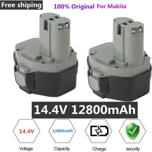 100% Original 14.4V 12800mAh NI-CD Power Tool Battery for MAKITA 14.4V Battery for Makita PA14,1422,1420 192600-1 6281D 6280D