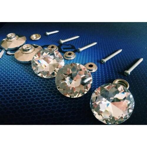 20-30mm bauhinia Glass Crystal Nails Button Crystal buckle soft bag. Sofa nails. diamond buckle.Advanced Crystal Buttons
