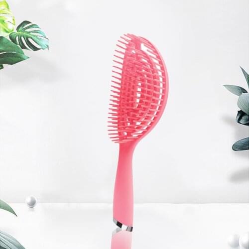 Hair Large Curved Comb Anti-Static Scalp Massage Wet Dry Professional Hollow Hairdressing Mosquito Coil Styling Tools