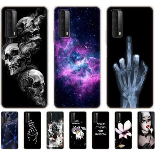 For Huawei P smart 2021 Case 6.67" Soft Tpu Silicon Back Phone Cover For PSmart 2021 Bumper Protective Funda Shell Etui Bag