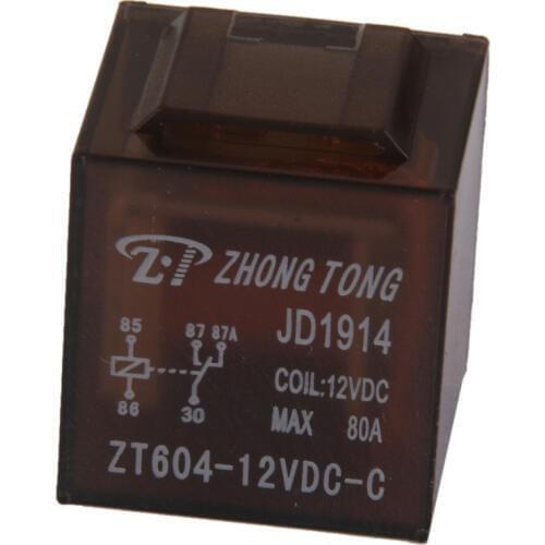 DC 12V/80A SPDT 5-Pin Relay Relays For Universal Car Truck Auto