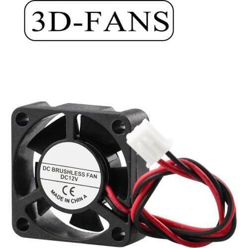 3D Printer Parts Cooling Fan Hydraulic Bearing 3010 12V 30x30x10mm with 2pin-ph 2.0 Brushless Lufter Cooling Fan 5blades