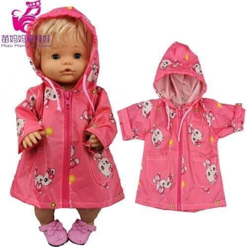 Baby doll raincoat Nenuco Ropa y su Hermanita doll rainwear doll clothes for rainny day