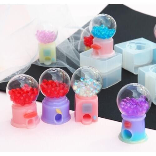 DIY Epoxy Twisting Machine Mold Three-dimensional Quicksand Game Machine Silicone Mold Twisting Crystal Ball Resin Mold