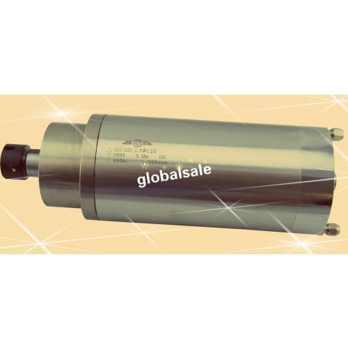 GDZ-125-5.5 5.5KW CNC Router Engraving Machine Spindle Motor ER25 Diameter 125mm 380V