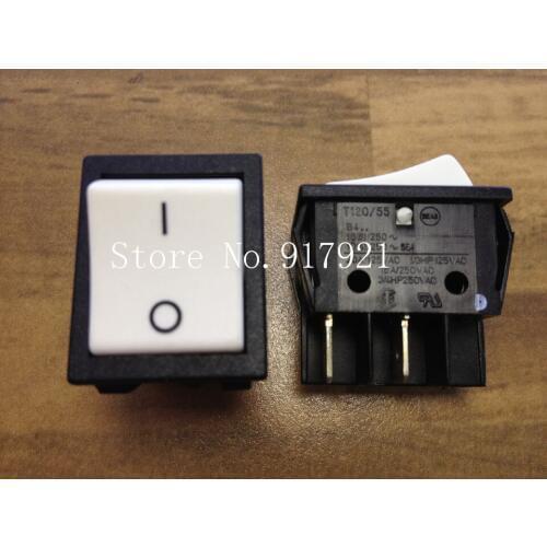 [ZOB] B4 T120/55 16A250V 3/4HP250VAC imported silver contact high power rocker switch --20pcs/lot