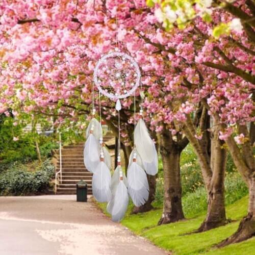 Dream Catcher Feather Crafts Handmade Women Fashion Gilr Like Net With Feather For Wall Hanging Home Ornament Room Decoration