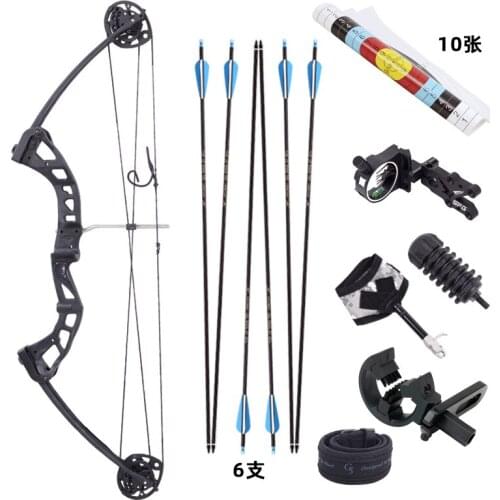 Outdoor Archery Bow Young Adult Hunting Special Bow, Compound Pulley Bow Outdoor Fishing Recurve Hunting Accessories Shooting
