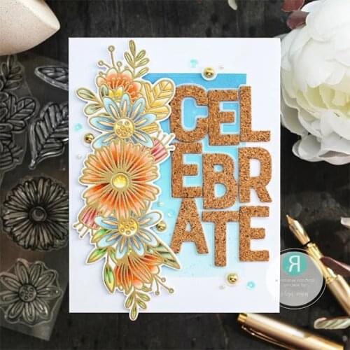 Panalisacraft Flower Metal Cutting Dies and Stamp for DIY Scrapbooking/album Decorative Embossing DIY Paper Cards