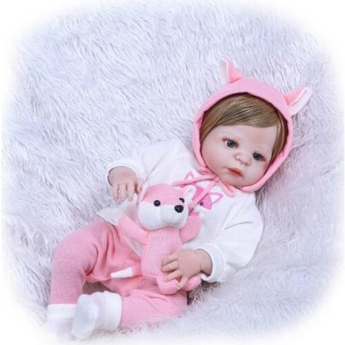 NPKCOLLECTION full silicone vinyl reborn girl bebe dolls soft realistic newborn baby doll alive fashion toys for girls baby gift