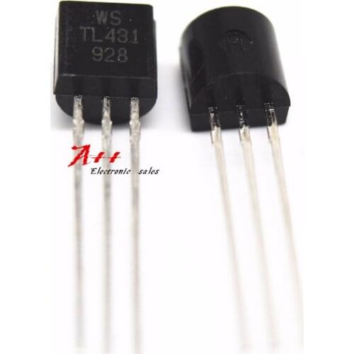 50PCS TL431A TL431 regulated 0.5% TO-92 adjustable parallel Voltage Regulator
