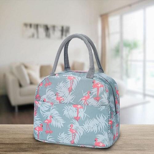 1PCs Leak-proof Lunch Pouch Portable Waterproof Zipper Thermal Oxford Lunch Bags Food Picnic Lunch Bags For Women Kids