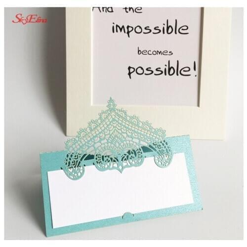 2019new 10/50/100pcs Laser Cut Wedding Seat Card Wedding Invitation Baby Shower Birthday Party Table Decoration 5zSH935