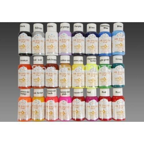 24 Colors Acrylic Nail Powder Acrylic Liquid Professional Quality Airbrush Paint Craft Nail Art Painting Figure