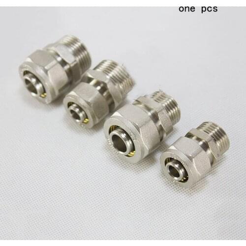 Aluminum-plastic pipe ferrule type outer wire direct external copper joint For piping system machinery parts etc